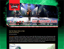 Tablet Screenshot of italiantour2010.davematthewsband.it